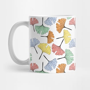 Colorful ginkgo leaves pattern Mug